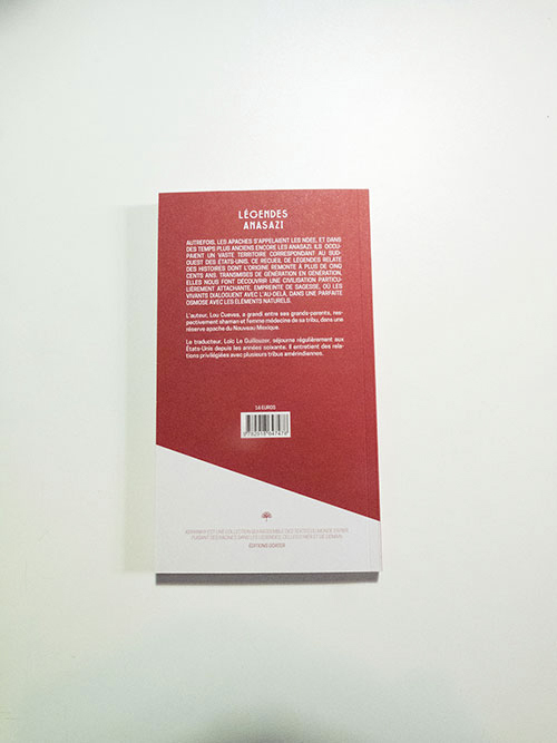 Quatrième de couverture de l'ouvrage Légendes Anasazi