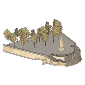 Modèle 3D du Théâtre de la Motte